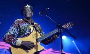 Oliver Mtukudzi, known universally as Tuku, performing in Sandton, South Africa, last year. 