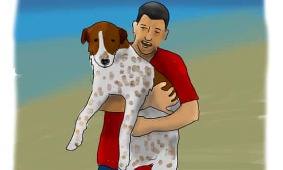 Mansour Shoushtari, an animal lover, is an Iranian refugee who has been detained on Manus Island for four years.