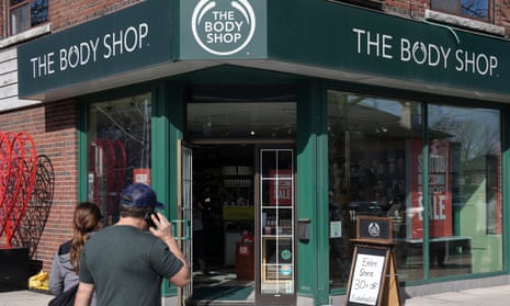 The exterior of a Body Shop store on 4 March in Toronto. The Body Shop has ceased its U.S. operations March 1, and is closing dozens of locations in Canada amid deepening financial struggles for the British beauty and cosmetics chain.