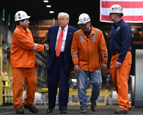 Trump's 50% tariffs on foreign steel and aluminum come into effect | Trump tariffs | The Guardian