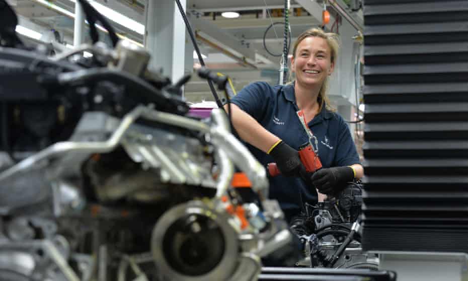 Engine production at BMW’s Hams Hall plant near Birmingham in 2015.