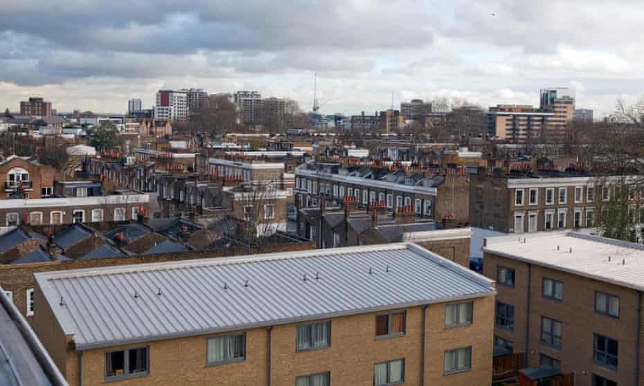 View from Packington Street apartments of Hackney.