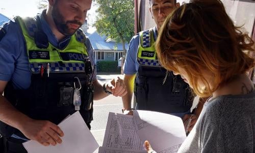 Woodside protest: Company's Perth headquarters evacuated after activists fake gas leak