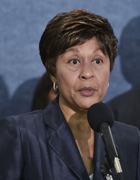 a women speaking
