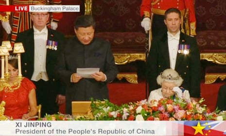 The President of the People’s Republic of China, Mr Xi Jinping makes his speech.