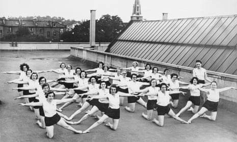 London life … a fitness class at the Peckham Pioneer Centre in 1946.