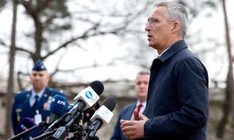 Stoltenberg was speaking at Ramstein airbase in Germany ahead of a meeting of western defence ministers.