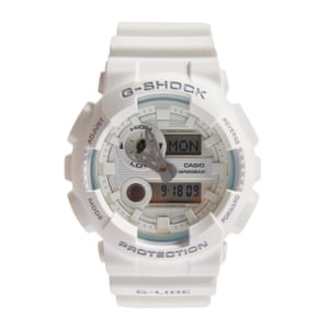 Watch with analogue and digital display. £130, by G-Shock