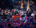 Last Night of the Proms review – musical chaos ensues in near four-hour finale