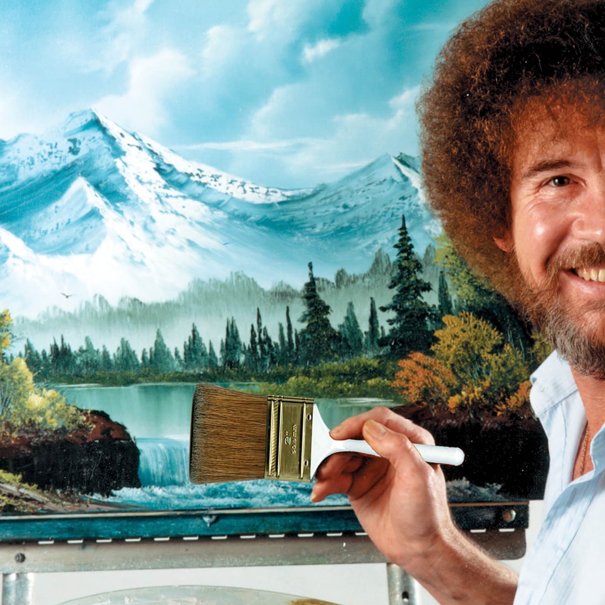Move Over Attenborough Why Bob Ross S Art Lessons Are Tv S