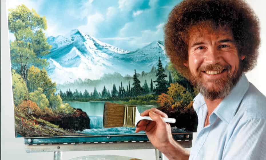 Do go chasing waterfalls … The Joy of Painting with Bob Ross.