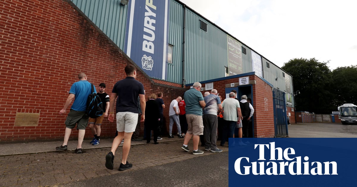 Bury are an extension of family, losing them would devastate a community | James Bentley
