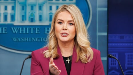 Trump's press chief shows she's more than capable of going full North Korea | Donald Trump | The Guardian
