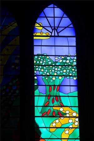 The Queen’s Window, designed by David Hockney and created by Barley studio in York.