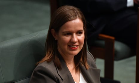 Kate Thwaites sitting in parliament