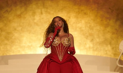 Beyoncé performing in Dubai in January, 2023. 