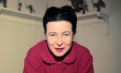 Simone de Beauvoir at home