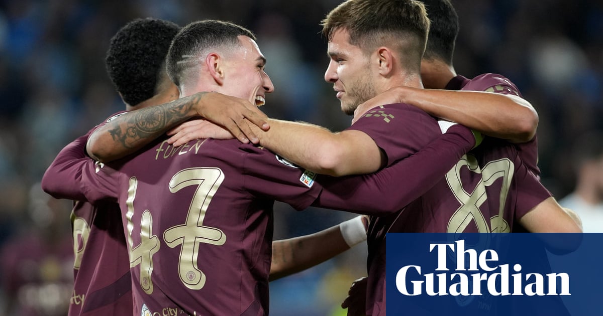 Manchester City Beats Slovan Bratislava 4-0