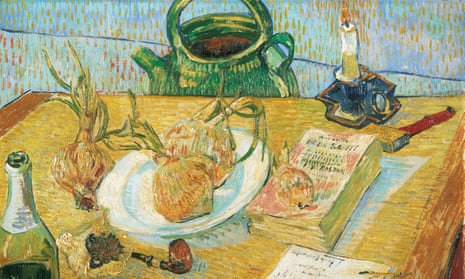 A detail from Van Gogh’s Still Life with a Plate of Onions (1889).