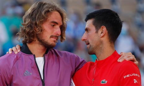 Stefanos Tsitsipas and Novak Djokovic are two of tennis’s high profile anti-vaxxers