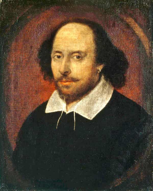 William Shakespeare, believed to have been painted by John Taylor, circa 1610.
