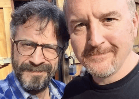 Marc Maron and Louis CK.