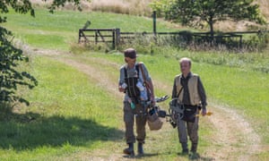 Mackenzie Crook (left) and Toby Jones in a scene from Detectorists.
