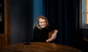 Annie Ernaux photographed at home in Paris last month by Ed Alcock for the Observer New Review.