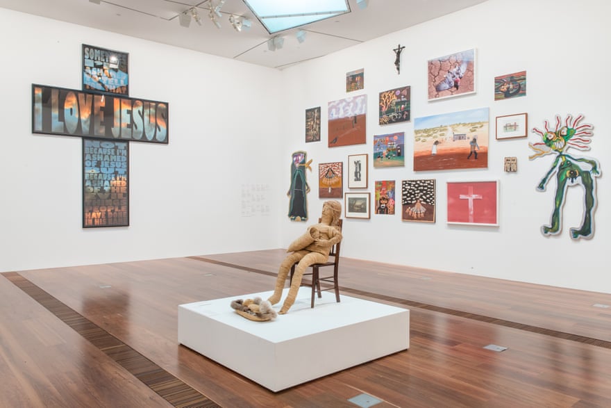 Installation view of Colony : Frontier Wars at the National Gallery of Victoria