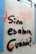 Acción Ortográfica correct graffiti in Quito