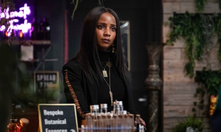 ‘Witchy, rooted in nature and a form of selling potions’ … Alisha Bailey in Domino Day.