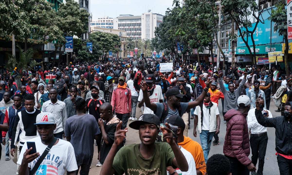No jobs, no trust: young Africans' economic struggles fuel protests | Kenya | The Guardian