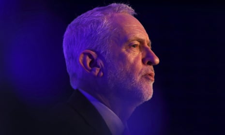 Jeremy Corbyn answers questions at the EEF conference in London.
