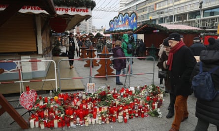 A memorial to victims at the Breitscheidplatz Christmas market.