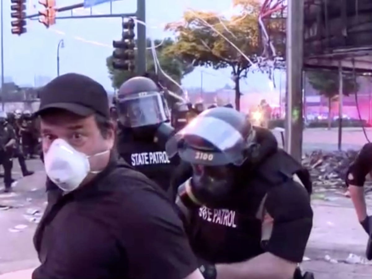 George Floyd Protests Reporters Targeted By Police And Crowds Us News The Guardian