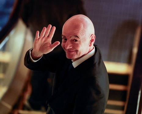 Gianni Infantino waving