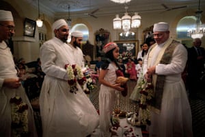 A Parsi navjote ceremony in Mumbai in 2016.