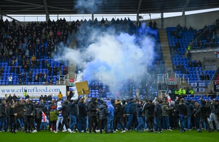The game between Reading and Port Vale was abandoned last weekend
