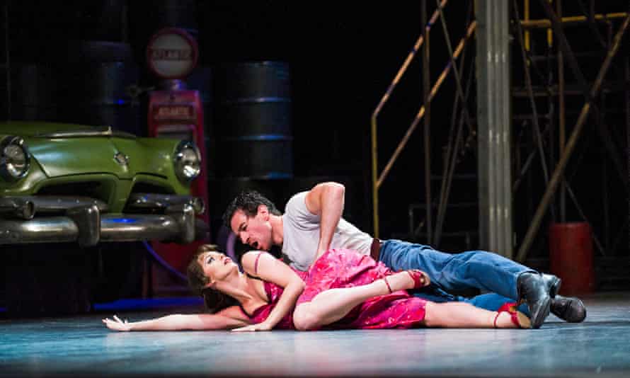 Ashley Shaw and Jonathan Ollivier in The Car Man.
