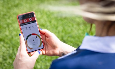 Vodafone PLAYER.Connect app on phone