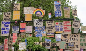 Sign Paintings for the NHS, by artist Peter Liversidge, Roman Road, East London.
