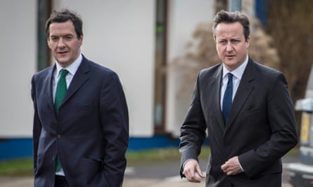 George Osborne and David Cameron.