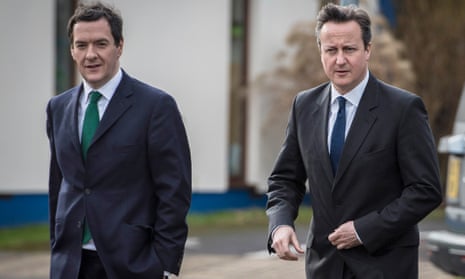 Architects of austerity: George Osborne and David Cameron in 2015.