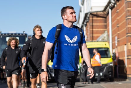 Ben Spencer, the Bath scrum-half, arriving at Bristol’s ground for a match