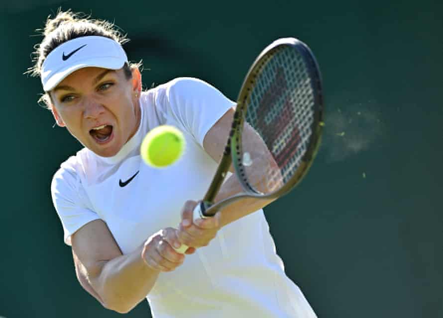 Simona Halep goes through to round three after a straight-sets victory over Kirsten Flipkens.