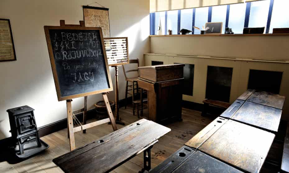Victorian Classroom from the Radstock Museum in Somerset.