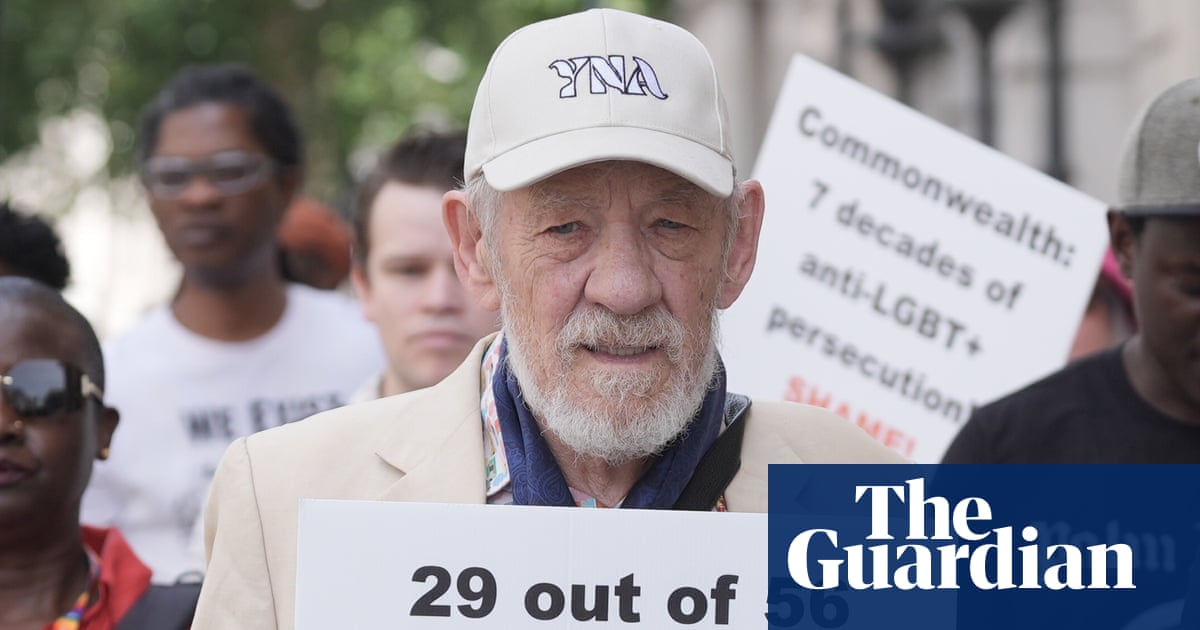 Ian McKellen joins march for LGBTQ+ equality in Commonwealth countries Ian McKellen joins march for LGBTQ+ equality in Commonwealth countries