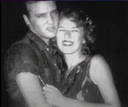 Elvis Presley and Mary McCoy in 1955.