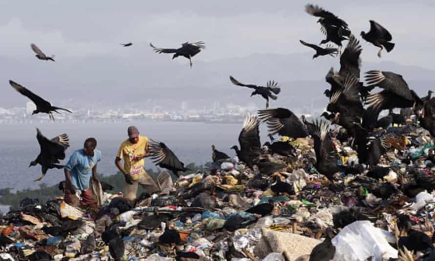 Garbage dump in Brazil
