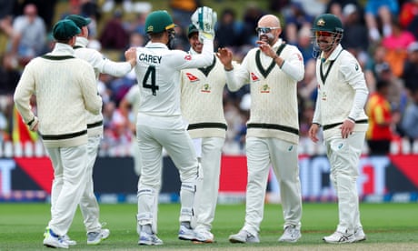 Nathan Lyon rescues Australia with bat and ball as New Zealand fight back in first Test